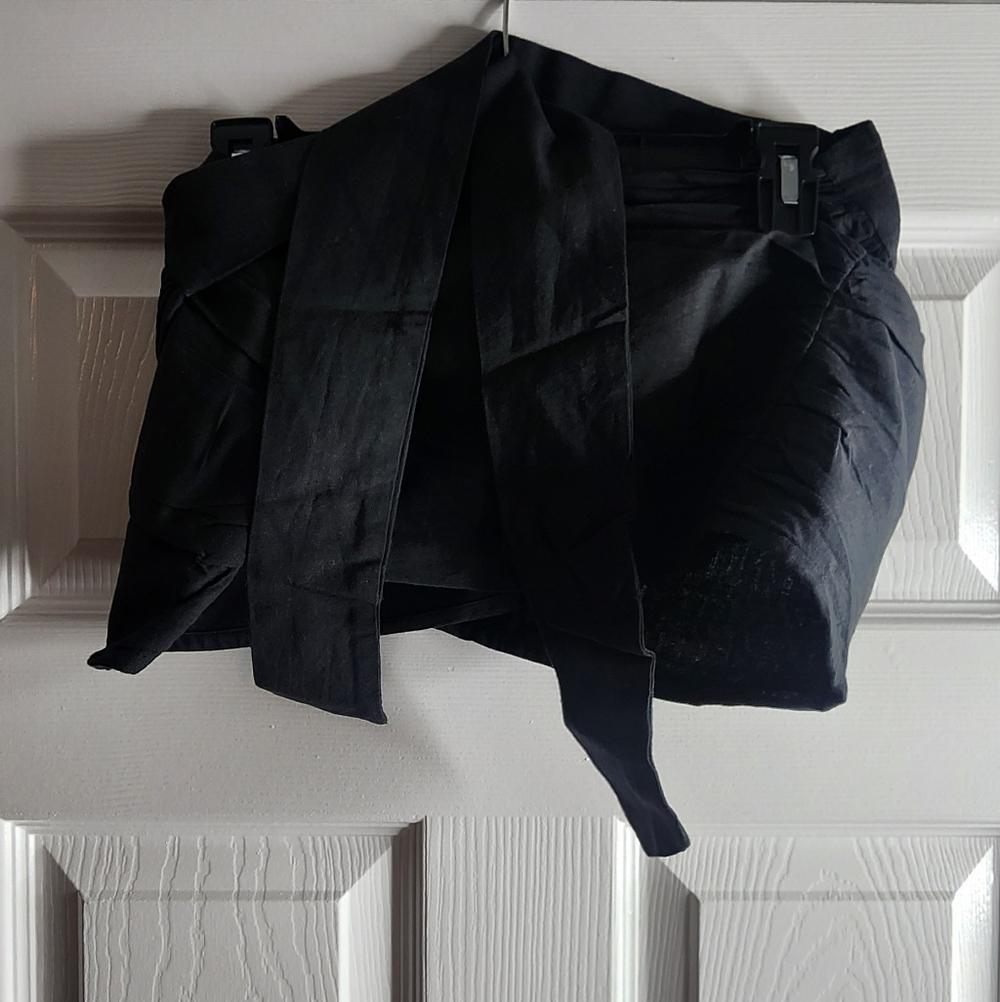 PrettyLittleThing Black Wrap Blouse
